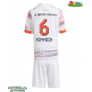 Bayern Munich Joshua Kimmich #6 Bortaställ Barn 2025-26 Kortärmad (+ Korta byxor)